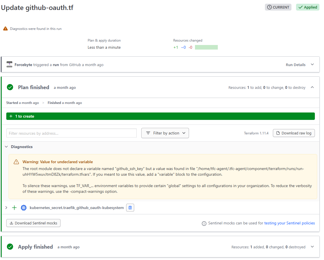 HomeLab - Secret Setup